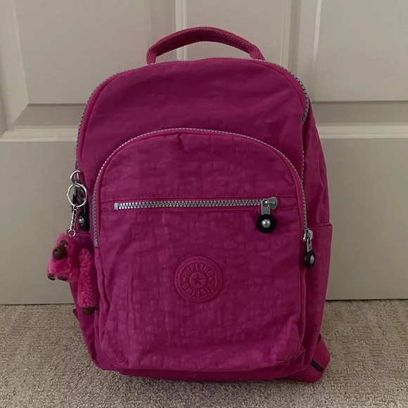 Kipling Fuchsia Mini Backpack - Picture 1 of 10